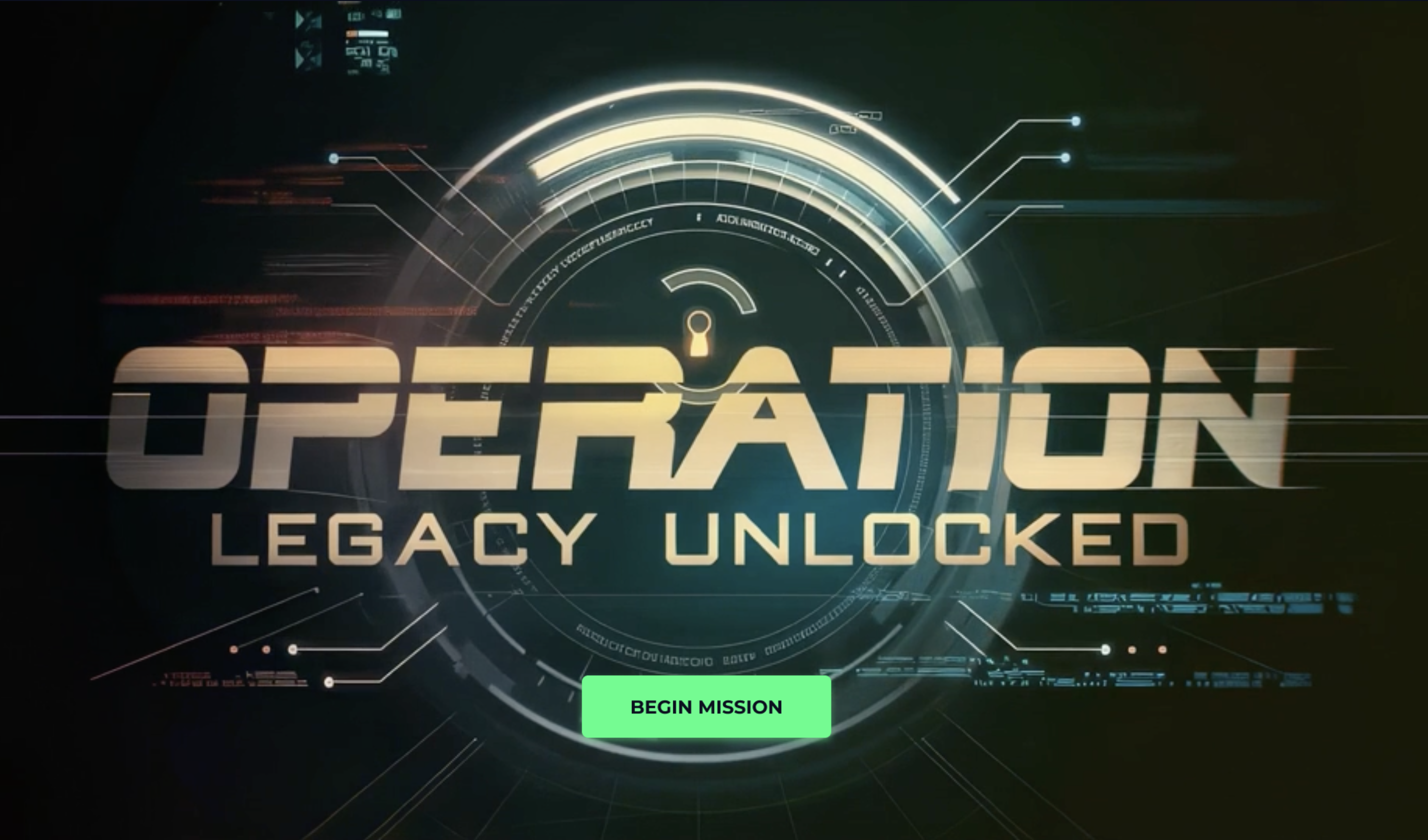 Mission Launch Screen
